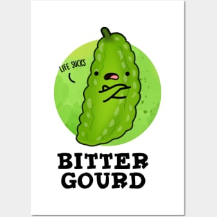 Bitter Gourd Cute Veggie Pun Posters and Art